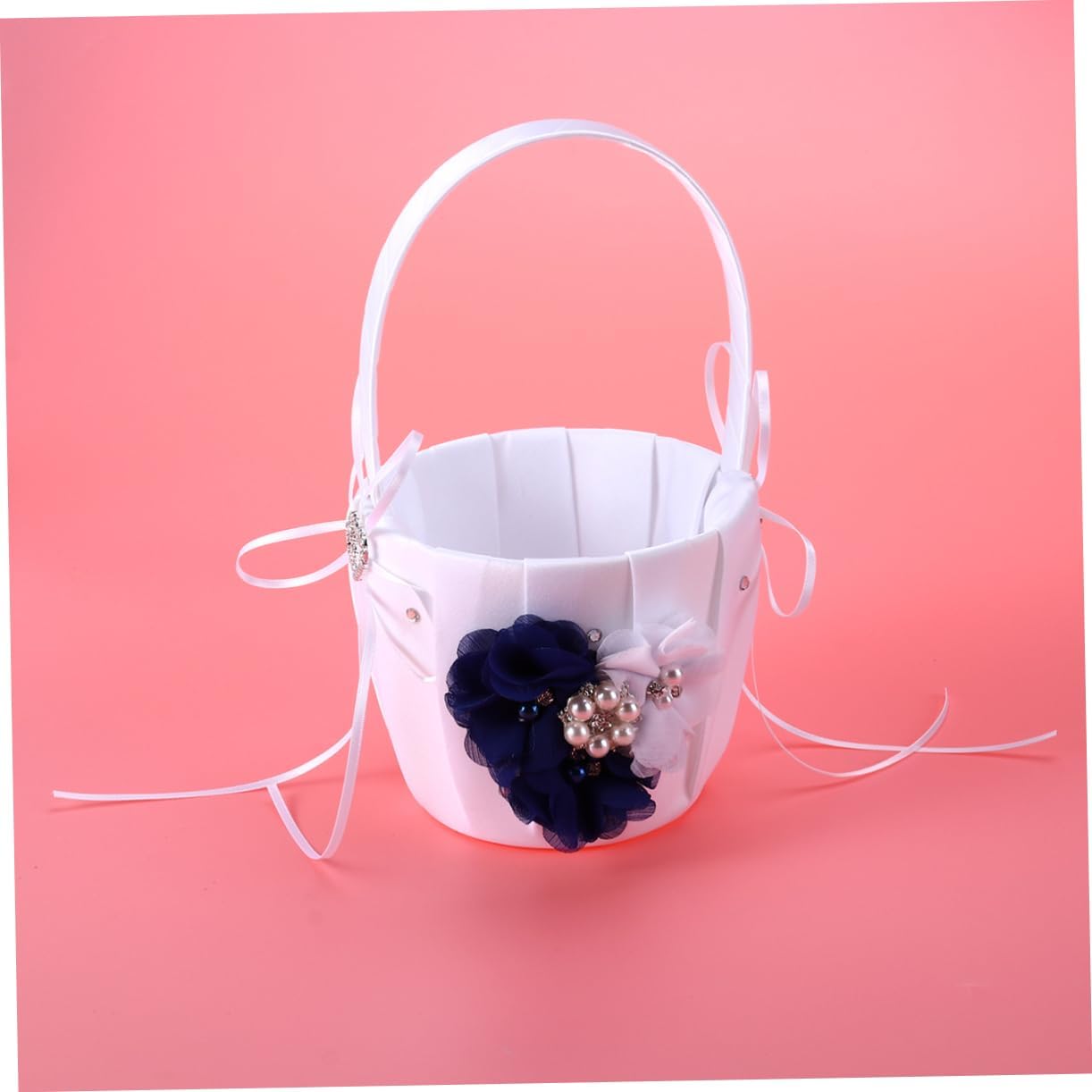 Wedding Supplies Set Ring Pillow 20x20cm Flower Basket Notebook Pen Holder Bridal Flowers