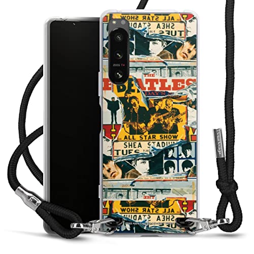 DeinDesign Coque Collier Compatible avec Sony Xperia X5 IV Coque avec Cordon Coque avec Cordon The Beatles Rock ‘n’ Roll… - Les Beatles, Paul McCartney, John Lennon, RIngo Starr, George Harrison DeinDesign Coque Collier Compatible avec Sony Xperia X5 IV Coque avec Cordon Coque avec Cordon The Beatles Rock 'n' Roll…