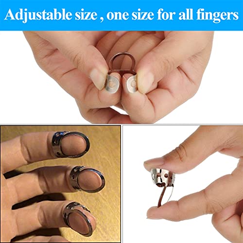 Gjyia Lot de 8 médiators réglables en métal pour banjo, guitare, basse - Les Beatles, Paul McCartney, John Lennon, RIngo Starr, George Harrison Gjyia Lot de 8 médiators réglables en métal pour banjo, guitare, basse – Image 6