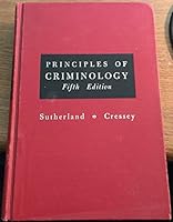Principles Of Criminology B0007DLSQK Book Cover