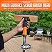 SWOPT 10” Premium Multi-Surface Scrub Brush Head — Cleaning Head Interchangeable with All SWOPT Cleaning Products for More Efficient Cleaning and Storage — Clean Driveways, Decks, and Siding