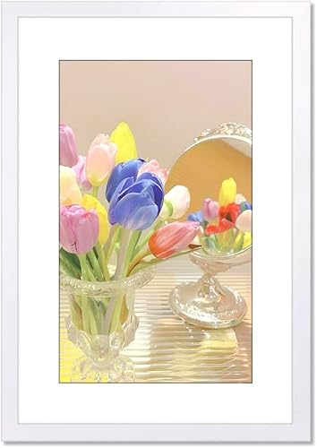 Marco de fotos blanco de 16 x 24 pulgadas para montaje en pared de fotos de 14 x 20 pulgadas, 1 unidad