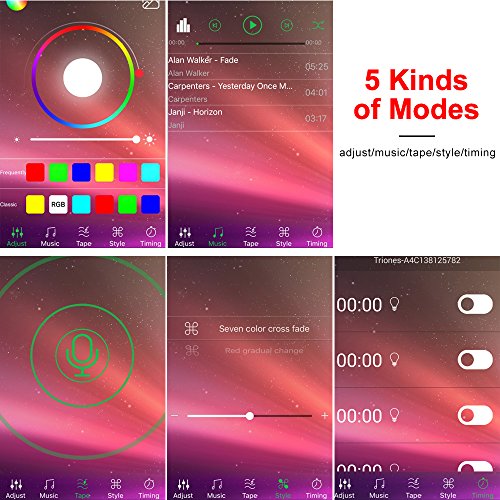 LED Strip, mopoin LED striscia di nastro striscia