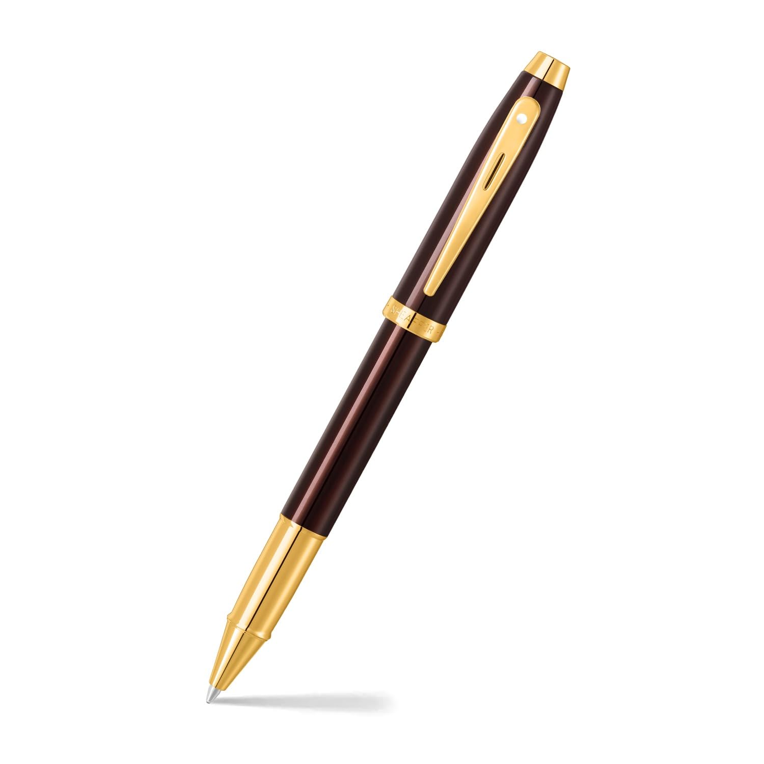 SHEAFFER 9370-1 100 Serisi Roller Kalem Kahverengi Altın