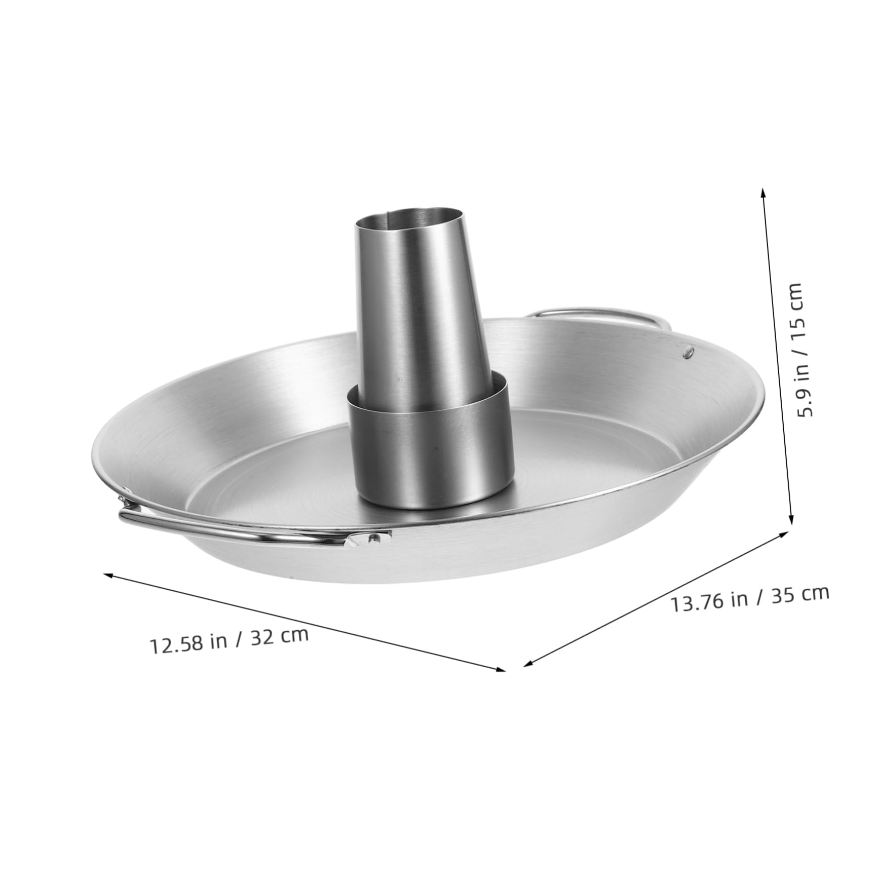 Supporto Verticale per Pollo alla Acciaio Inossidabile Portapollo per Arrosto Accessorio da Barbecue per Cucina Facile da Pulire e Pratico per e Feste