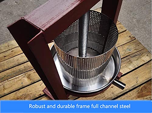 Roestvrij staal olie pers huishoudelijke handleiding olie pers wijn vinasse druiven honing fruit pers lard residu cake… - Image 3