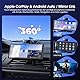 Avylet 10,26 60FPS CarPlay Display mit 4K/1080P 3-Kanal-Videoaufnahme, kompatibel mit Apple CarPlay/Android Auto, 64GB Karte, OTA-Updates, GPS, Mirror Link, Sprachsteuerung, Bluetooth/AUX/FM