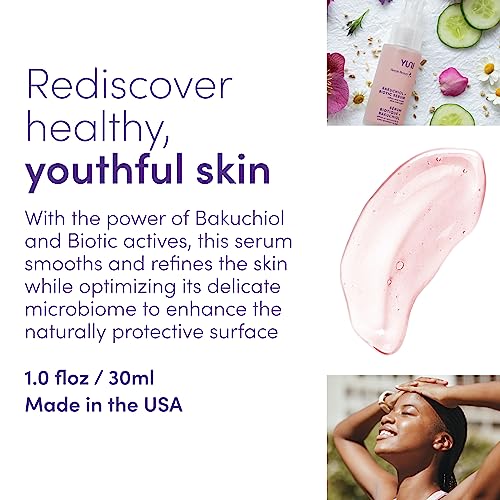 YUNI-Beauty-Face-Serum-1-oz-Bakuchiol-Serum-Biotic-Natural-Vegan-Anti-Aging-Face-Moisturizer-for-Women-Face-Moisturizer-for-Dry-Skin-All-Natural-Retinol-Alternative-Paraben-Free-Cruelty-Free