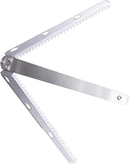 Healeved Manual Weeders Puller Tool， Folding Weed Razor Aquatic Plants Cutter Professional Water Plants Removing Tools Stainless Steel Weed Grass Cutting Cutter Removal