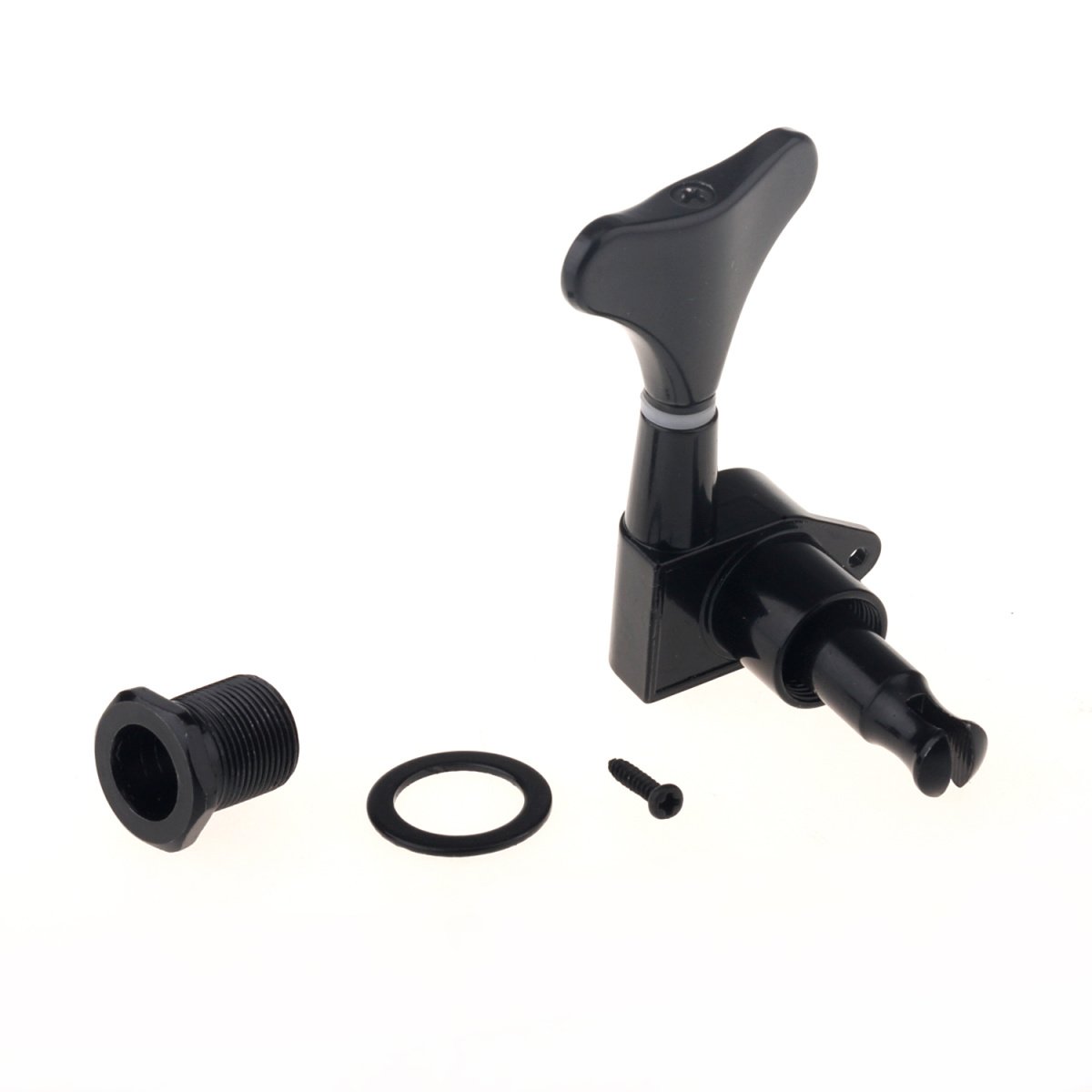 Musiclily 3L3R Bajo Clavijas de Afinación Clavijero de Repuesto para 5/6 Cuerdas Bajo Eléctrico, Negro