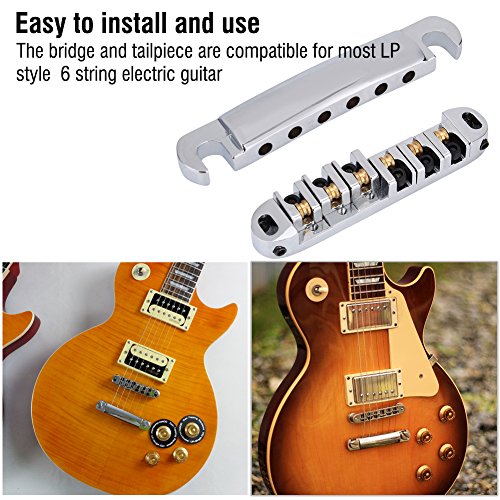 Drfeify Chevalet à Rouleaux, Accessoire Compatible avec Guitare électrique à 6 Cordes - Les Beatles, Paul McCartney, John Lennon, RIngo Starr, George Harrison Drfeify Chevalet à Rouleaux, Accessoire Compatible avec Guitare électrique à 6 Cordes – Image 4