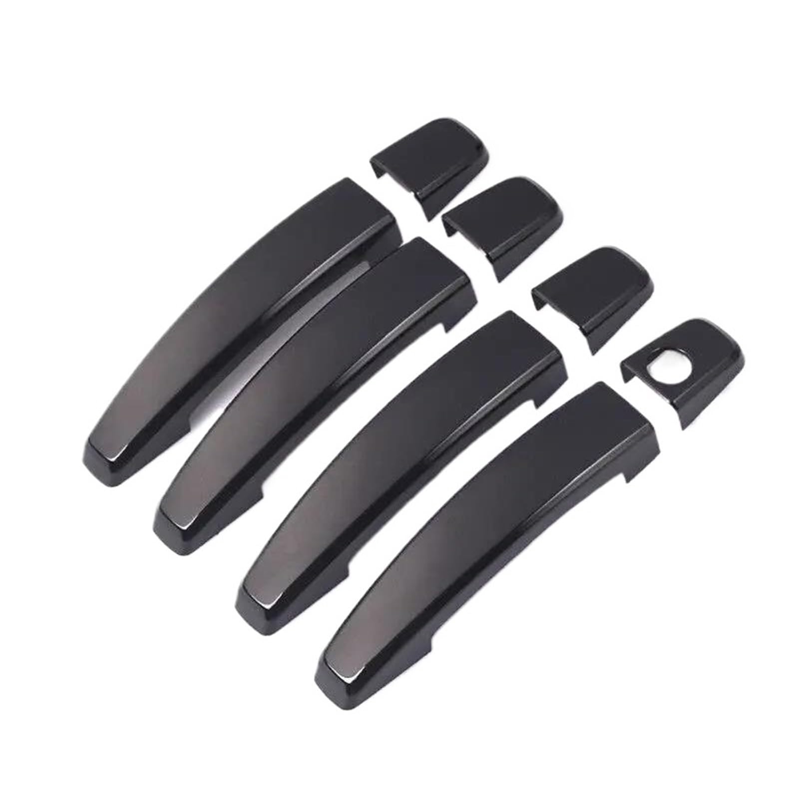 Yijiavsx Black Chrome Car Door Handle Cover Stickers For Opel For Vauxhall For Insignia 2008-2016 (Black)