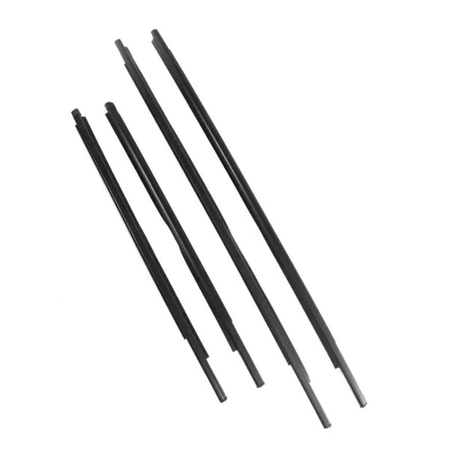 Atgcbcauf One Color 68160-52150 Car Window Glass Weatherstrip Molding Trim For Toyota For Yaris Sedan 4-Door 2007-2016 Rainproof Pressure