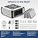 ALORAIR Hanging Intake Air Filtration Systems Woodworking 2 Stage Air Flow (580/780CFM) Remote Control, Shop Dust Collectors with Strong Vortex Fan for Garage, Work Shop, Home Use, Purecare 780