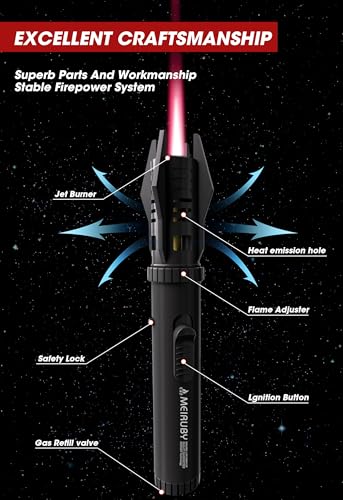Gifts for Men Dad Adults, Lightsaber Torch Lighter Flame Butane Lighter Gifts for Dad Grandpa Step Papa, Christmas Birthday Gift Cool Gadgets for Men 2026 - Image 7