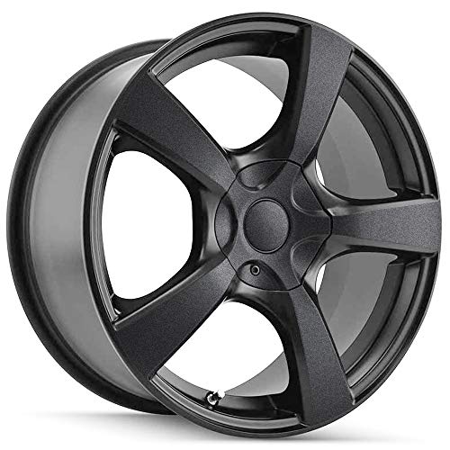 VViViD Auto Rim Air-Release Adhesive Vinyl Wrap 24 Inch x 30 Inch 4 Sheet Pack (Matte Metallic Charcoal)