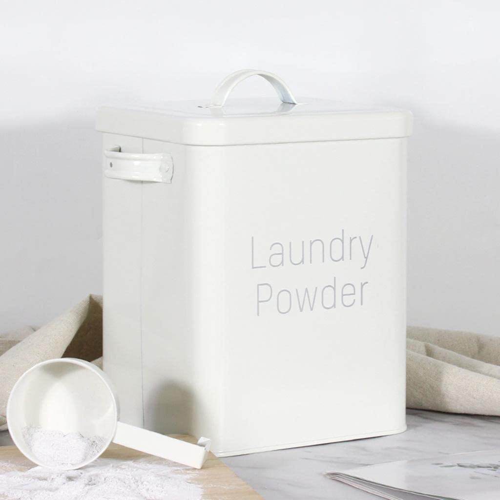 Detergent do prania Zasilanie blaszane pudełko wiadro do przechowywania tabletek kapsułek
