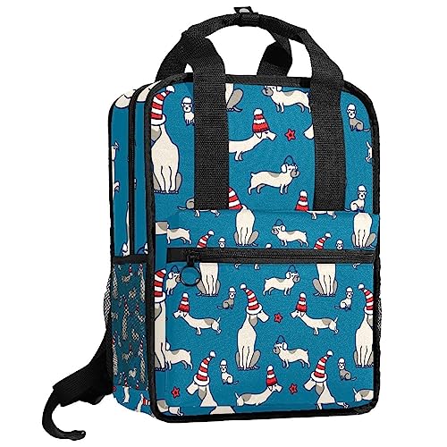 Sac à dos garçon teckel parfait pour l'école et sorties