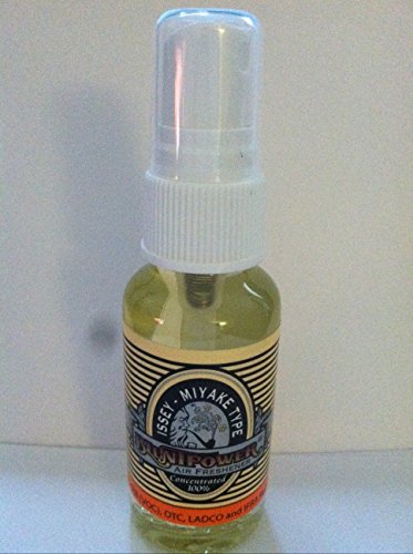 BluntPower 1 Ounce Glass Bottle Oil Based Concentrated Air Freshener and Oil for Burner, IsseyMiyake