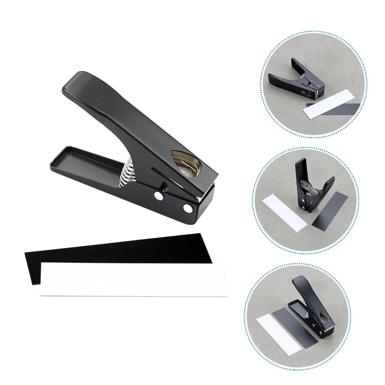 BESTonZON Punzonatrice Per Plettri Chitarra Kit Punzonatura Liutaio Accessori Costruzione Chitarra Punzone Fai Da Te Strumento Taglierina Plettri Basso Ukulele