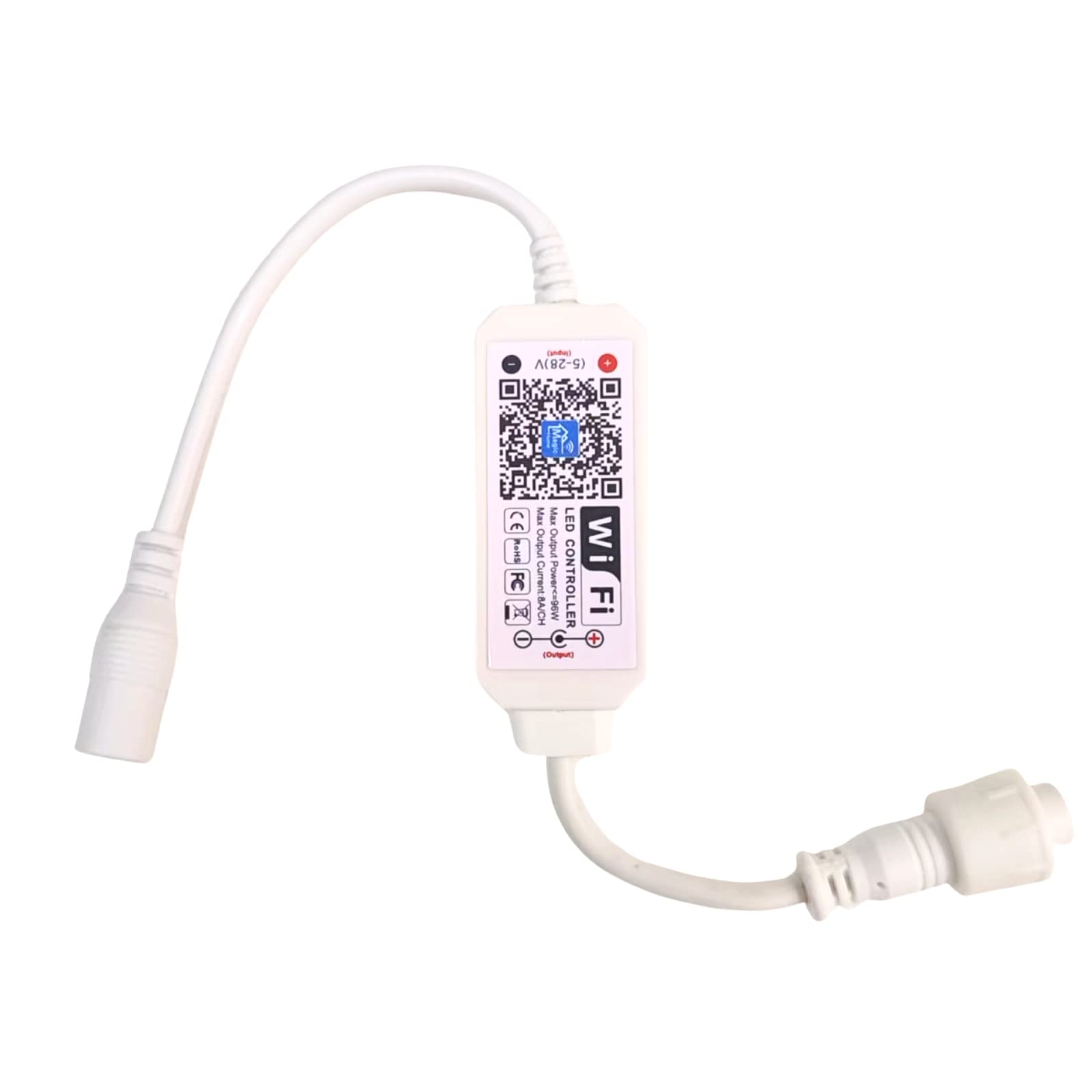 Lominie Controlador WiFi de 2 Canales Control Remoto Inteligente de Luces de Acuario para Bar 10,Bar 20,W 20/W30/W40/W50 (3 Orificios)