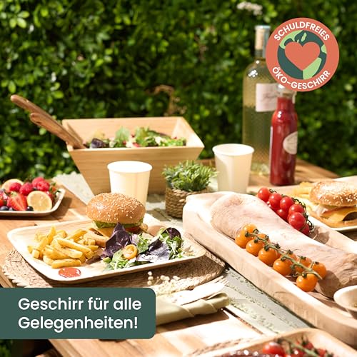 Palmblatt-Teller Haago biologisch abbaubare Einwegteller