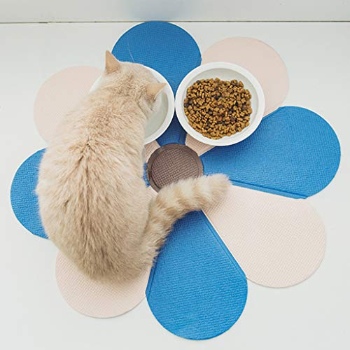 Tapete de silicone para alimentação de animais de estimação da Homozy de 53 cm de diâmetro para tige