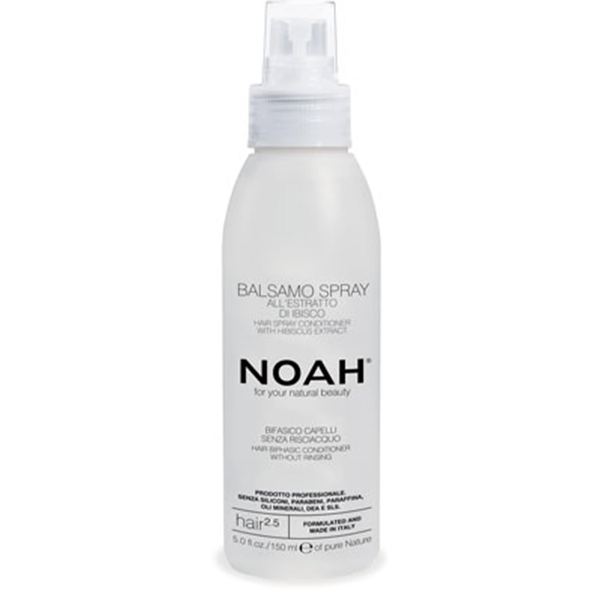 NOAH Après-shampoing biphasique pour cheveux sans rinçage avec mauve et aubépine 150 ml