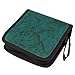 MECO(TM) World Global Map CD DVD Holder 40 Disc DJ Storage Organizer Wallet Case Bag Album (Green)