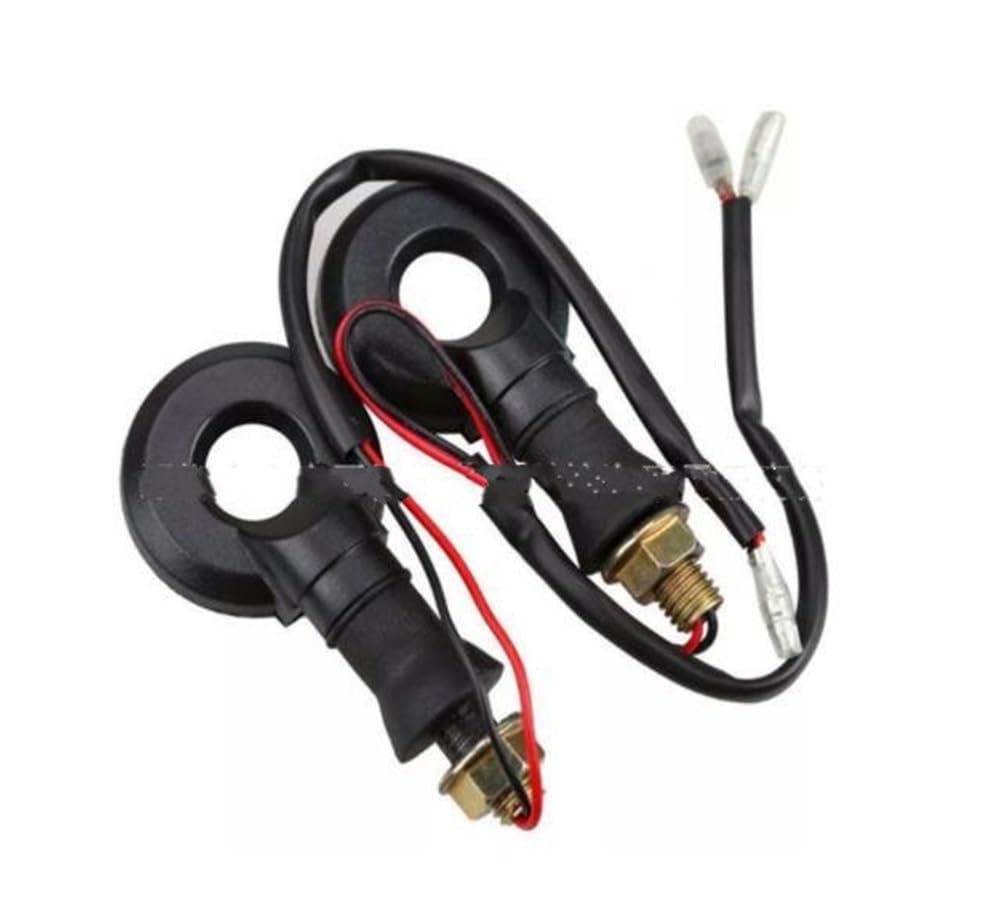 Indicateurs de Tournage de Moto 200 Paire Moto Moto Clignotant Lampe De Signalisation Direction Indicateur De Direction Forme Ronde 12V