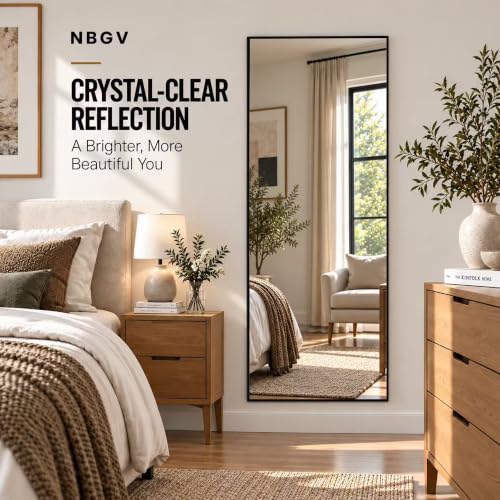 NBGV 57"x21" Full Length Mirror, Floor Mirror Full Length Gold - image 3