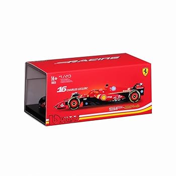 Amazon | Burago 1/43 フェラーリ SF-24 2024 イモラGP No.16 C