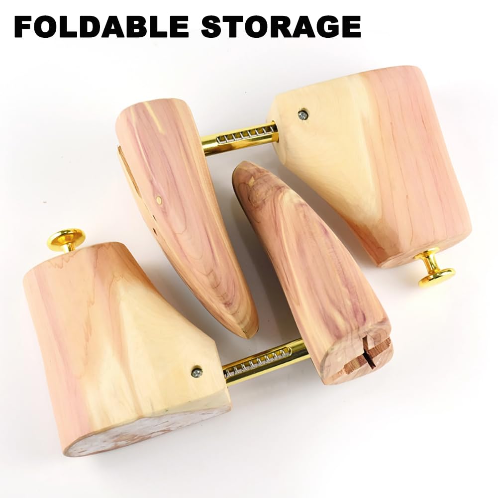 Ensanchador De Zapatos De Caña Alta De Madera, Ensanchador De Zapatos Deportivos De Caña Alta Ajustable, Ensanchador De Zapatos Portátil, Talla 37-51,45 to 48