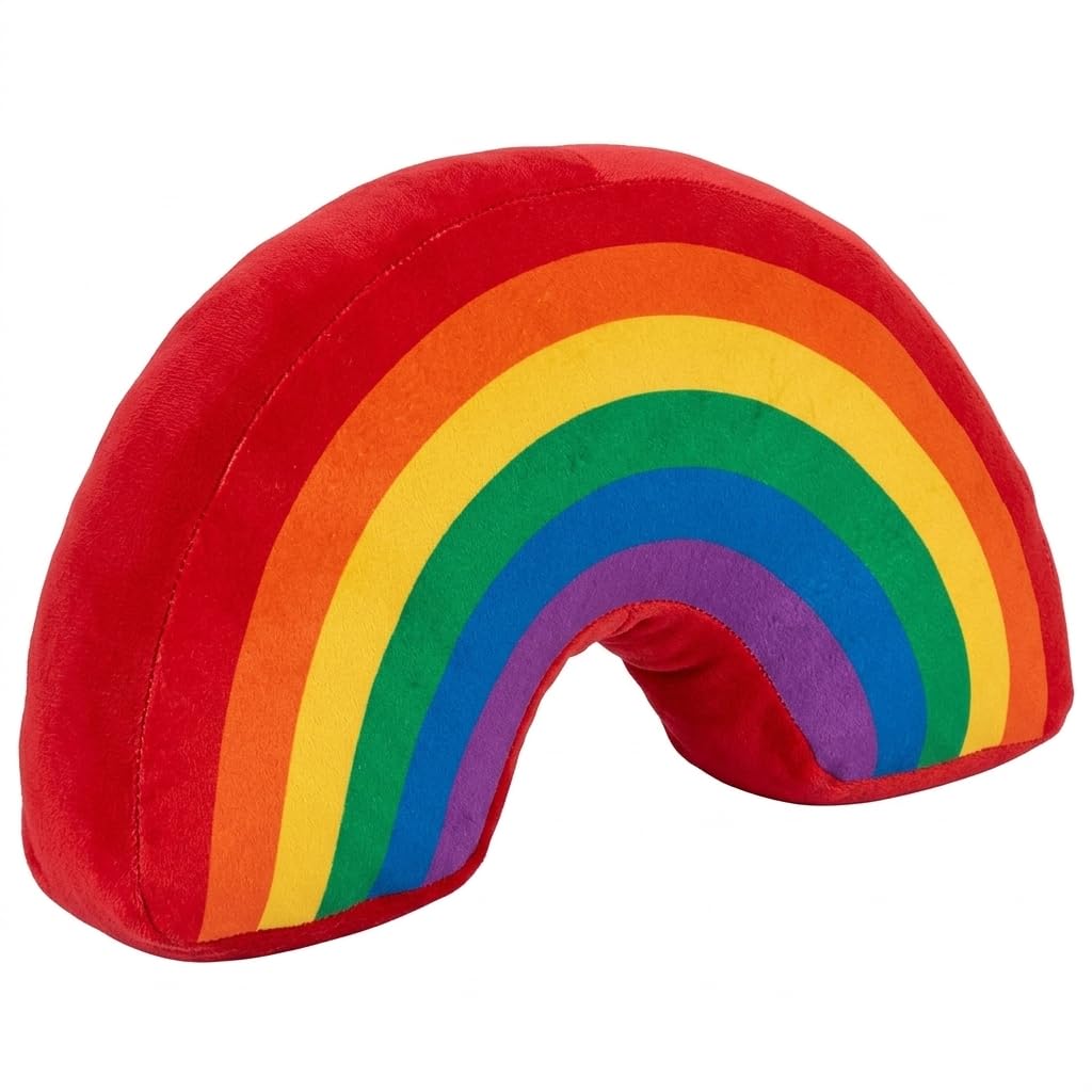 Coussin arc-en-ciel MIJOMA pour creer une ambiance cosy dans une chambre