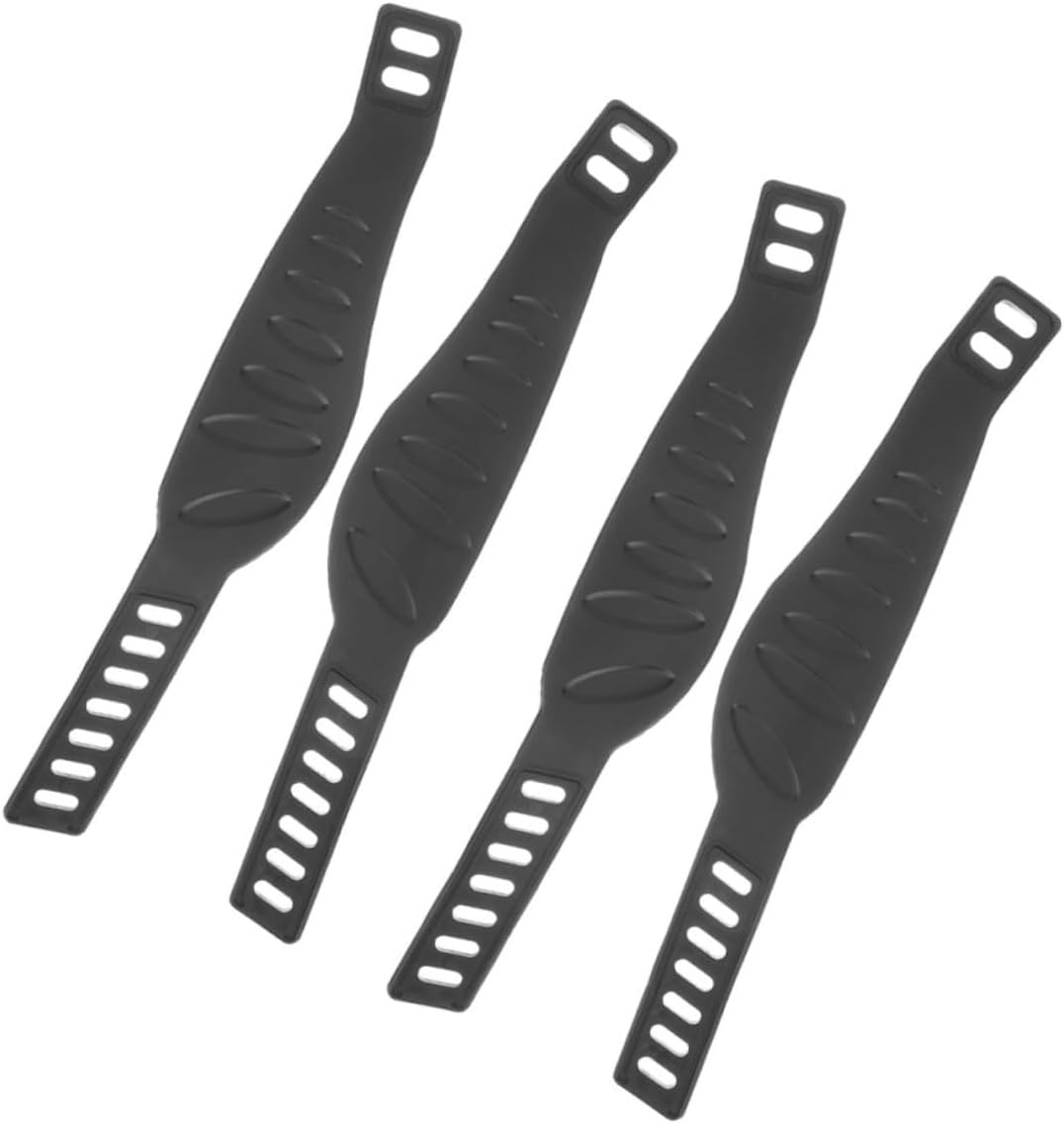 2Pairs Adjustable Exercise Bike Pedal Straps Dynamic Training Accessories for Stationary High Strength Wear Resistant Design Suitable for Foot Types