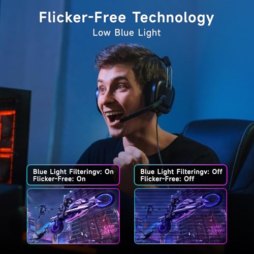 Image of ArcticPro Gaming Monitor 144Hz 240Hz, FHD 1080p, 1ms, Adaptive sync, 3000:1 Contrast, PC Monitor, 3-Sided Frameless, Ultra Slim, 120% sRGB, Bluelight Filter