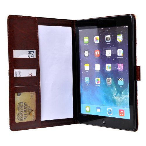 APEXEL Calico Pattern Full Body Custodia in Pelle