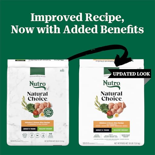 Image of Nutro Natural Choice Healthy Weight Dry Dog Food, Chicken & Rice, 30 lb
