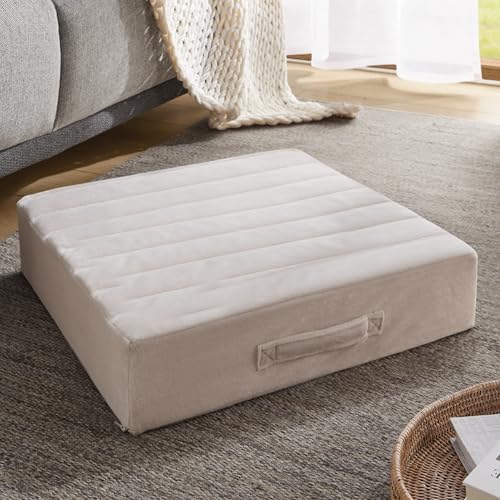 Codi Almofadas de chão para adultos, almofadas grandes de meditaç...