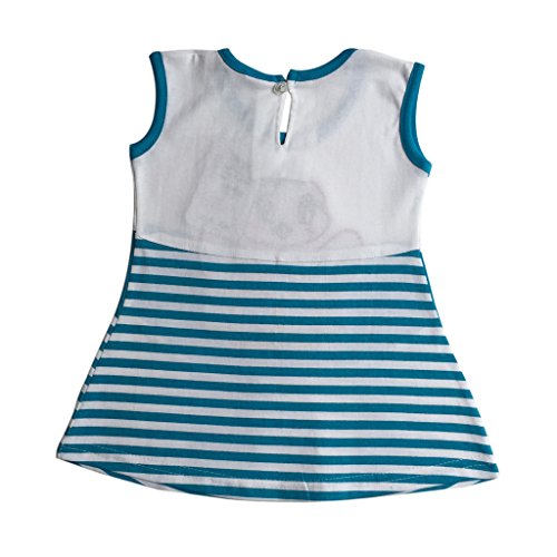 Buy LITTLE LIFE Baby Frock 100 Cotton(LL197_FIROZA_S) Blue at Amazon.in