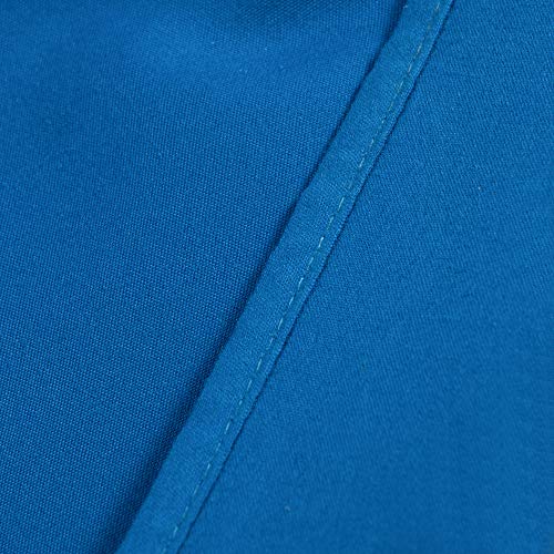 BEDSUM Full Microfiber Flat Bed Sheet Only, Luxury 1800 Thread Count Wrinkle and Fade Resistant Bedding Top Sheet, Royal Blue