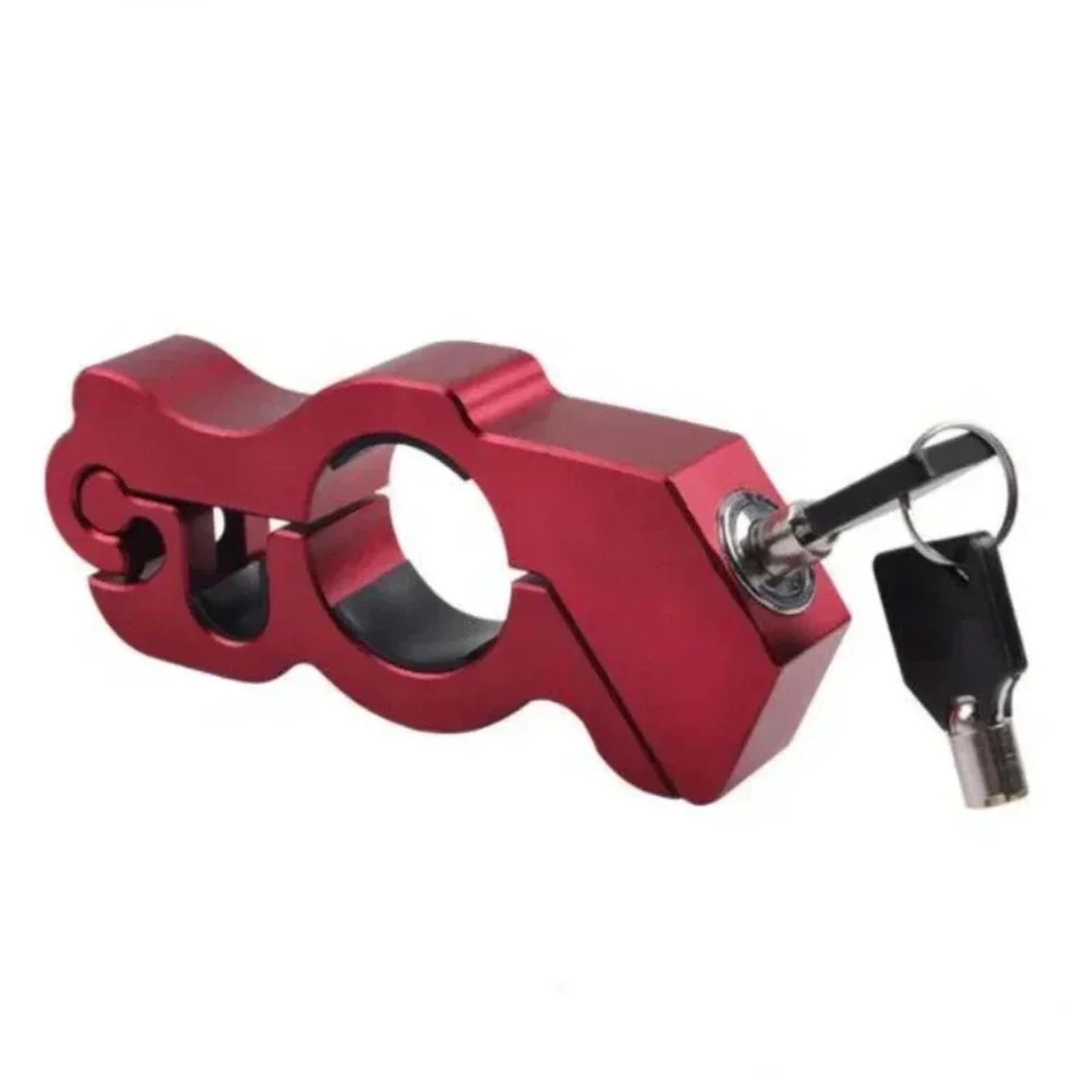Handlebar Lock Motorcycle Handlebar Lock Brake Handle Solid Imitating Steal Pull Rod ATV Dirt Street Anti Theft