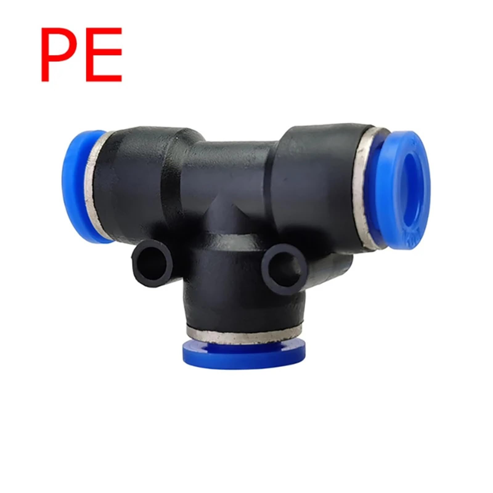 Raccordi pneumatici PU PY PV PE PK LSA connettore rapido per tubi flessibili in plastica 4 mm/6 mm/8 mm 10 pezzi (PE (10 pezzi molto), uso tubo da 6 mm)