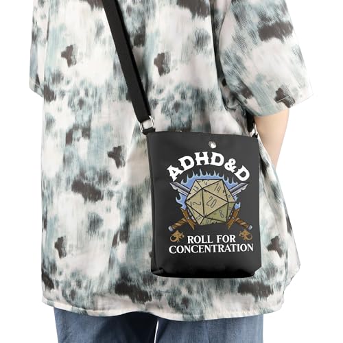 WCGXKO RPG Gamer Crossbody Bag D&D Player Gift Role Playing Game Gift for Game Lover3