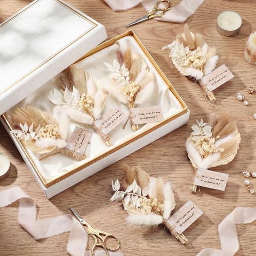 6 Ramos Mini Secos para Dama de Honor Suncalla miniatura 6