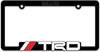 Vista 2 de (2) Marcos para matrícula TRD Toyota Racing Development con letras en 3D (1 par)