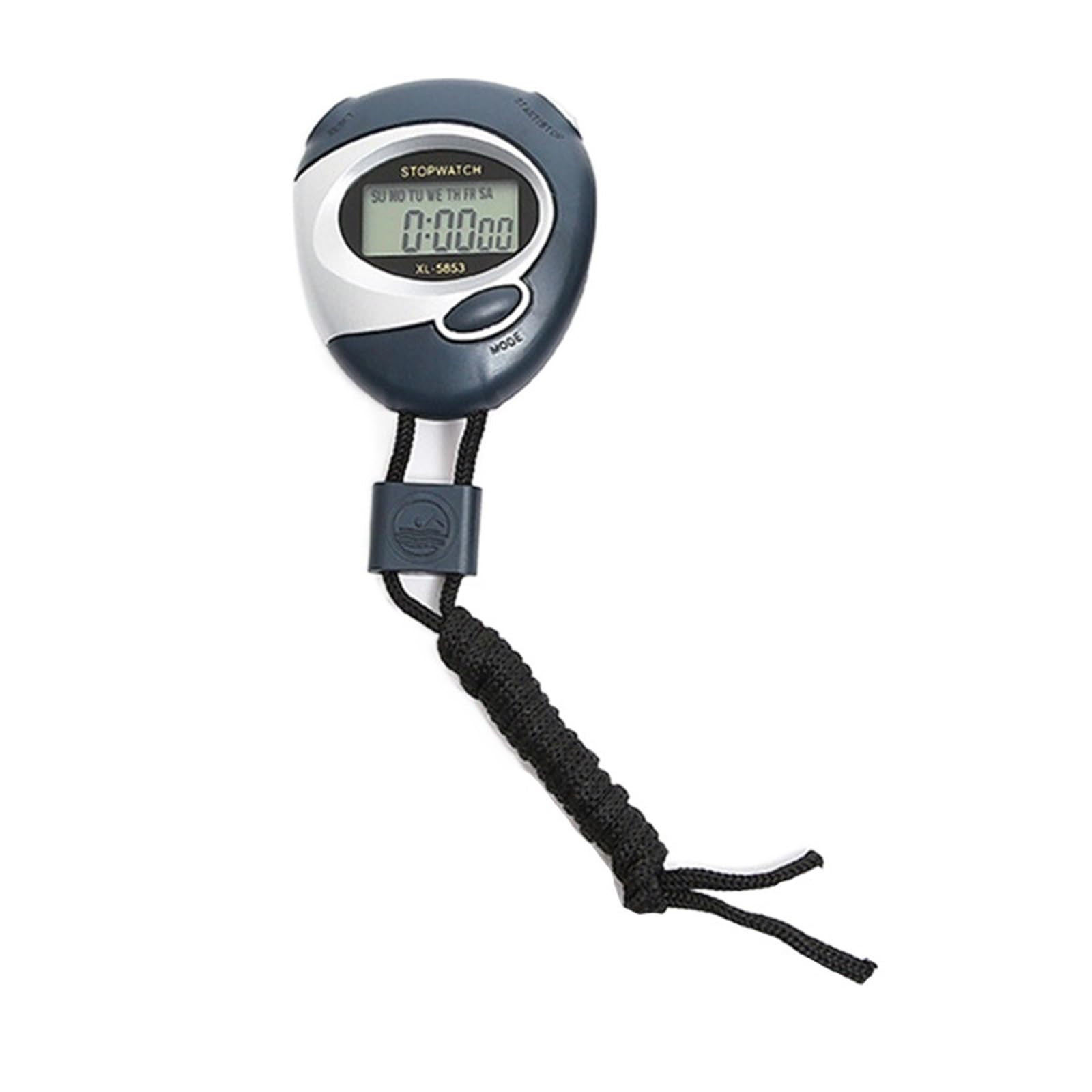 stopwatch, Classic Digital Handheld LCD Chronograph Sports Stopwatch Timer(Blue)