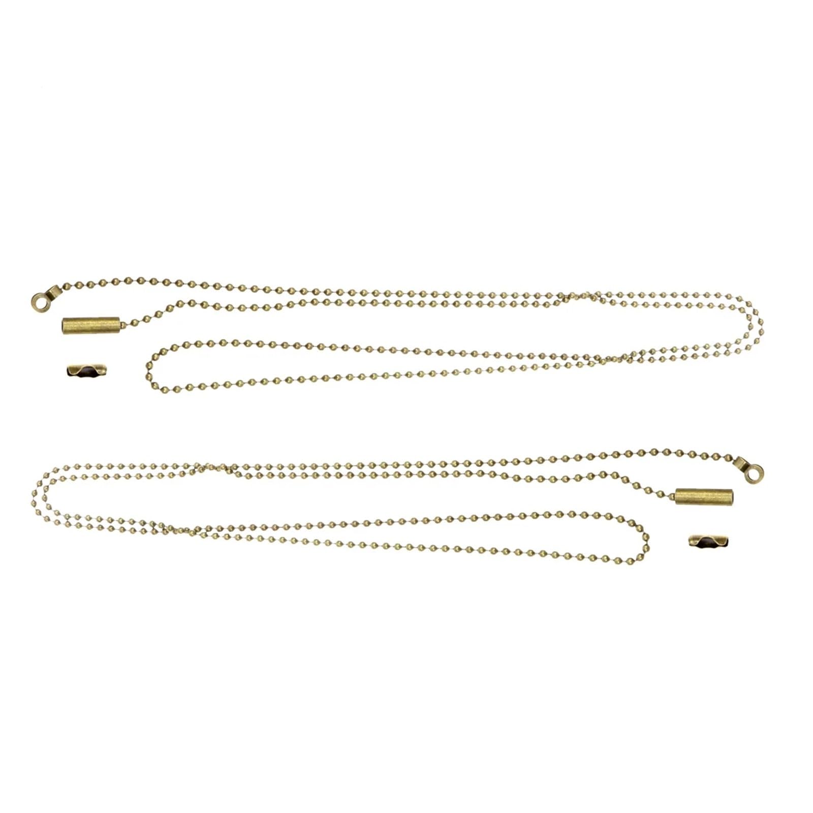 Gwyzax Fan Pulls for Ceiling Fans Bronze Beaded Pull Chain 12pcs Ceiling Fan Light Replacement Accessories