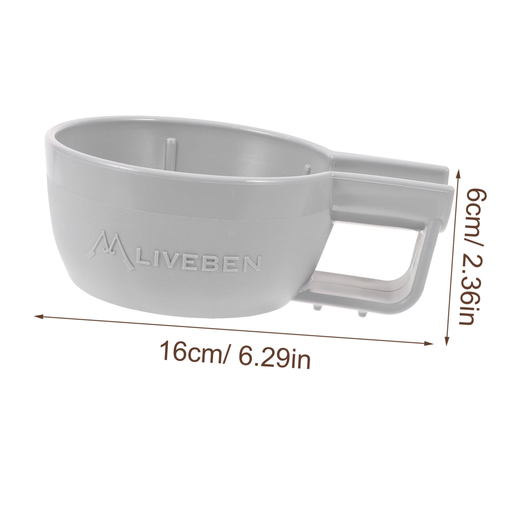 VICASKY Delicate Small Shaving Bowl Reusable Plastic Shave Bowl for Men Wide Mouth Design Stable Base Comfortable Use for Lathering for Wet Shaving and Grooming