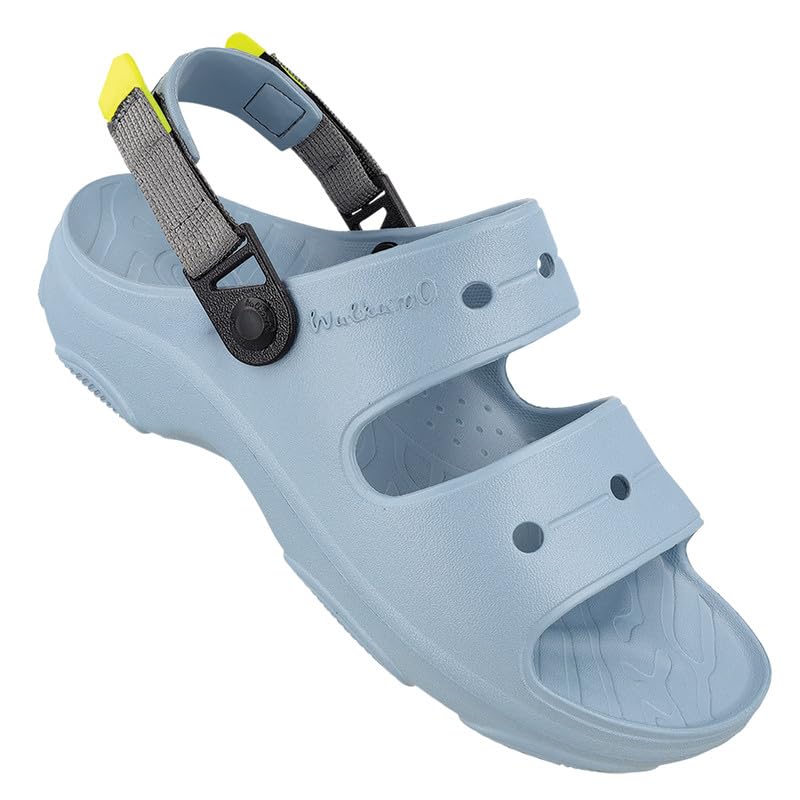 WALKAROO Clogs for Men -Trendy|Lightweight and Comfortable |Stylish Slip-on Design|WC8712 Aqua Blue (B0DF2FPKTP) Amazon Price History, Amazon Price Tracker